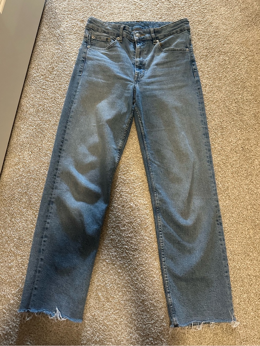 H&M Women's Medium Blue Straight Leg Jeans
